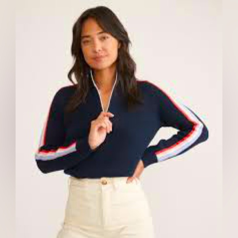 Marine Layer Archive Zip Up Sweatshirt
